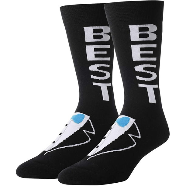 Funny Men Gift Dress Socks Mid Calf For Groom Best Man Groomsman Wedding Party Funny Men Gift Dress Socks Mid Calf For Groom Best Man Groomsman Wedding Party